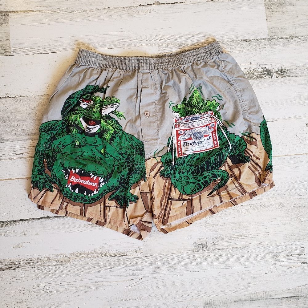 Vintage Budweiser Boxer 100% Cotton 1996